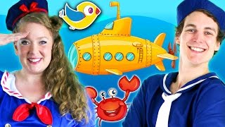Submarine - Kids Song - Learn Sea Animals