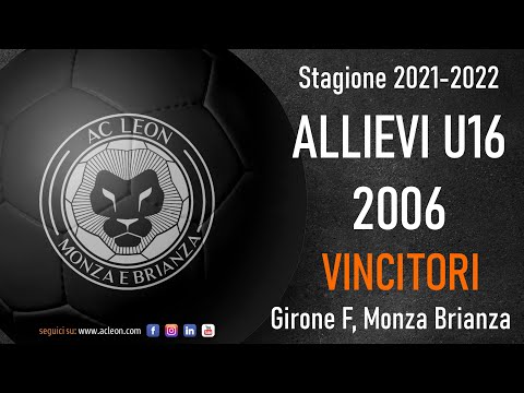 ALLIEVI U16 - 2006,  Stagione 2021-2022. VINCITORI GIRONE F MONZA BRIANZA
