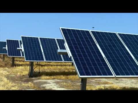 Solar Panel Farm Cleaning