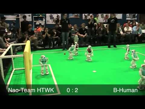 B-Human vs. Nao-Team HTWK, RoboCup 2013, SPL Final, 1st Half