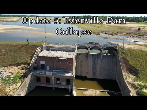 Update 5: Edenville Dam Collapse Wixom Lake Flood 2020 - Aerial