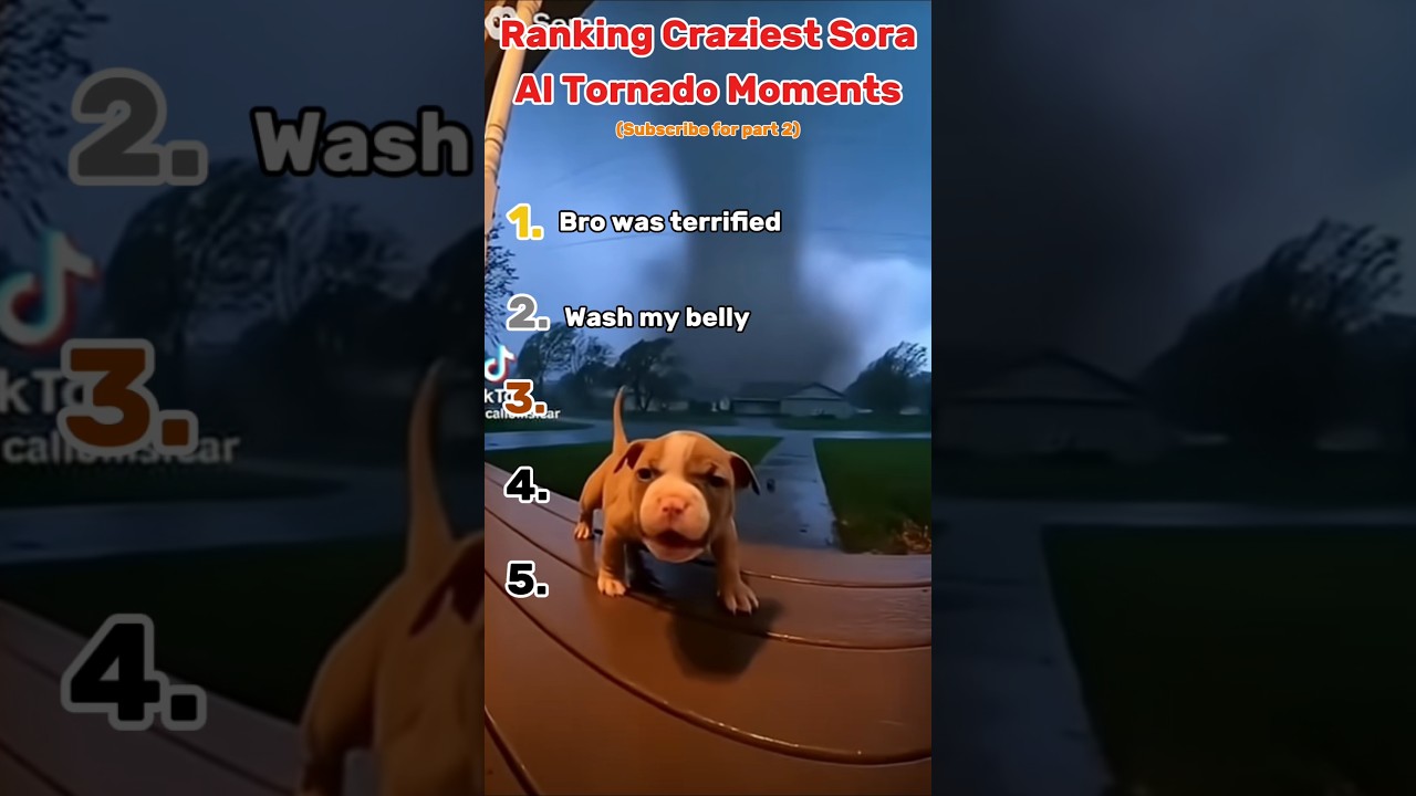 Ranking Funniest Sora AI Tornado Moments 🌪 #shorts #ranking #sora2