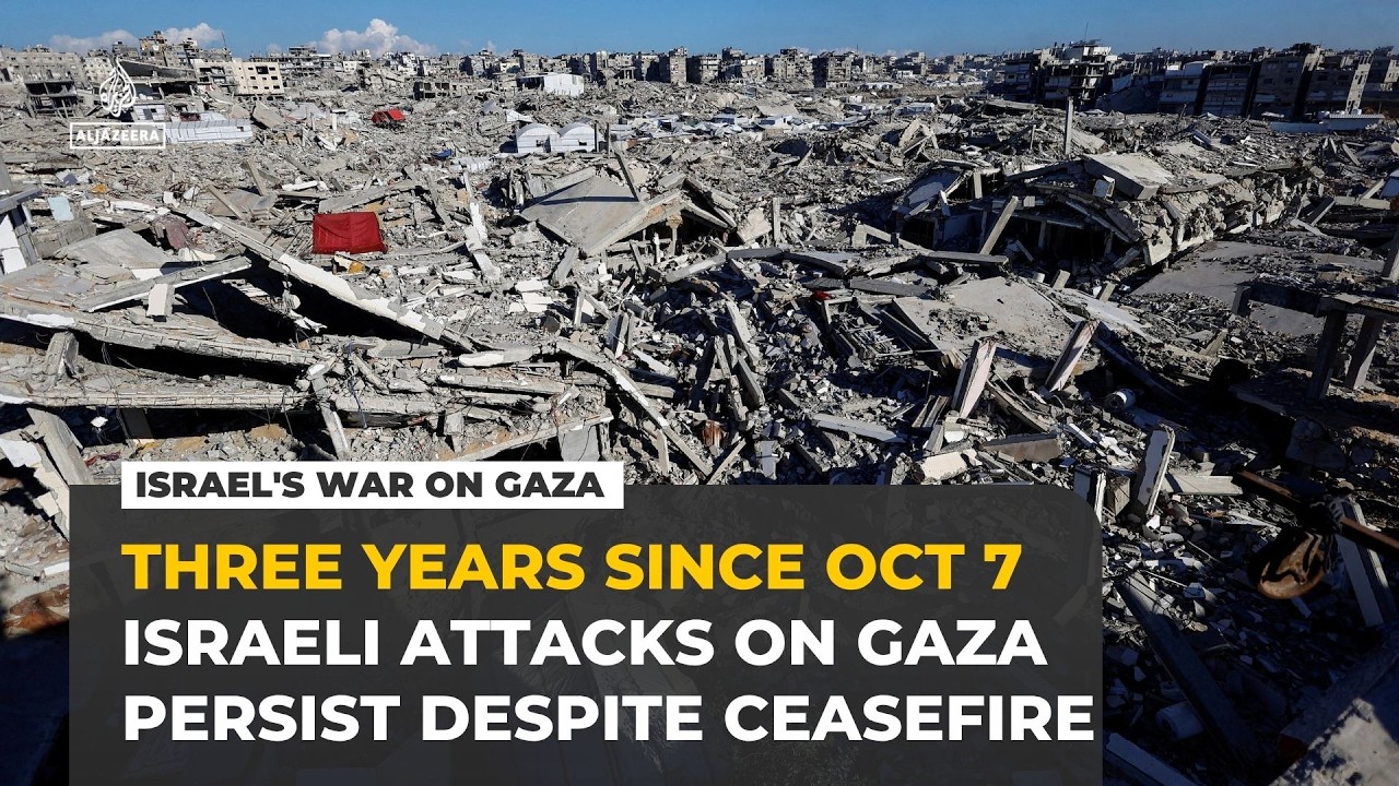 Israel marks three years since October 7 as Gaza attacks continue despite ceasefire