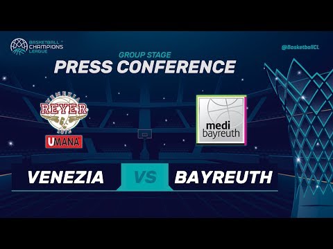 Umana Reyer Venezia v medi Bayreuth - Press Conference - Basketball Champions League
