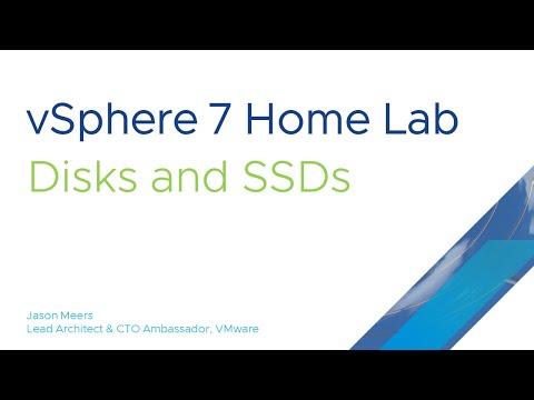 Jason Meers - VMware vSphere 7 home lab - Disks and SSDs
