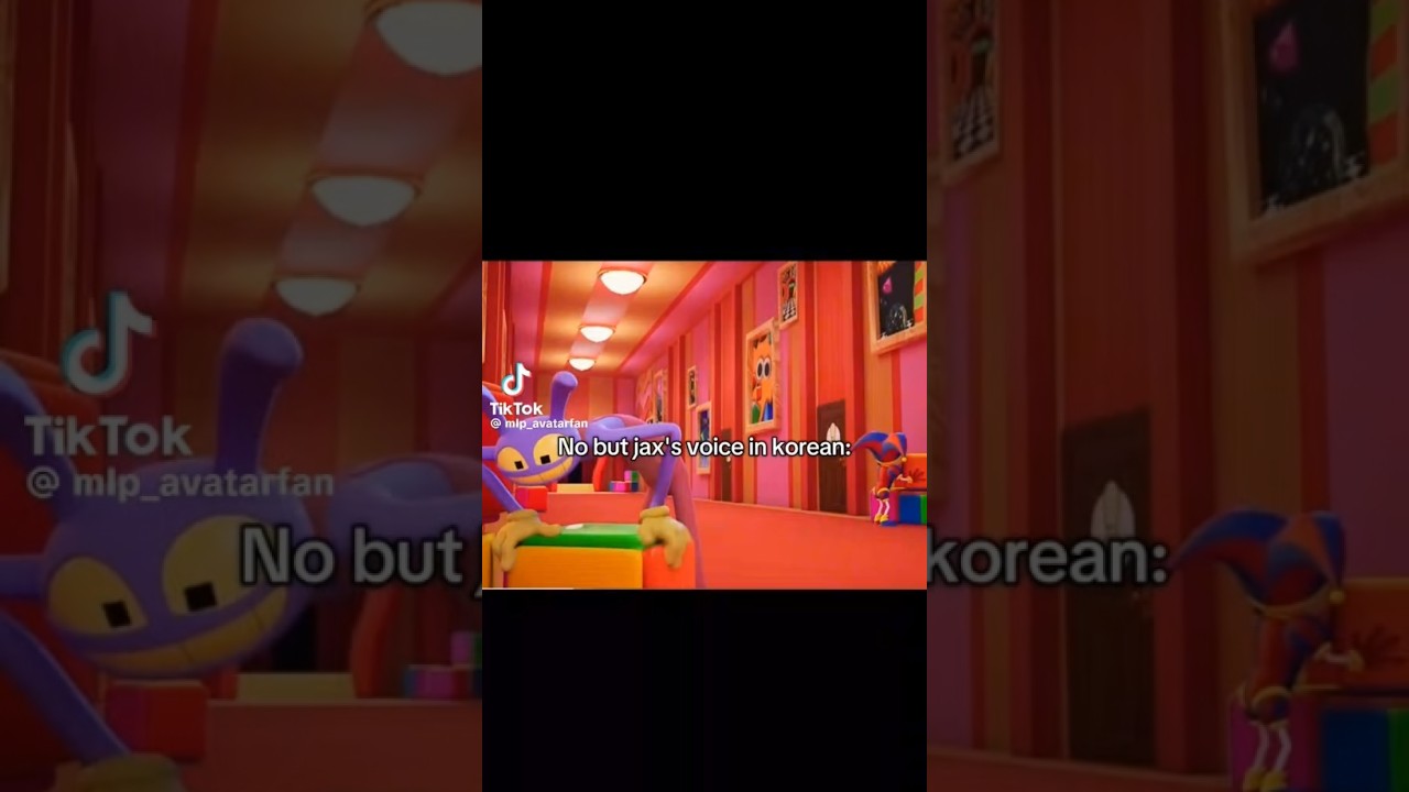 a voz do jax e pomni dm  coreano ///0^0///