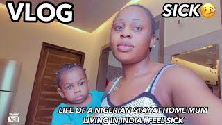 LIFE OF A NIGERIAN STAY AT HOME MUM LIVING IN INDIA ! BULK COOKING+ALL #sahmomlife #vlogs #sick