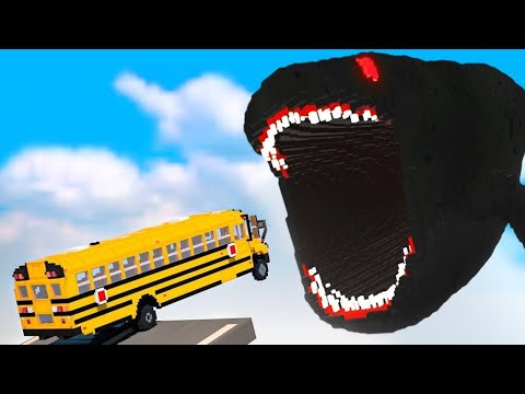 Mysterious DARK BLOOP Eats CARS & Ragdolls! - Teardown Mod Gameplay