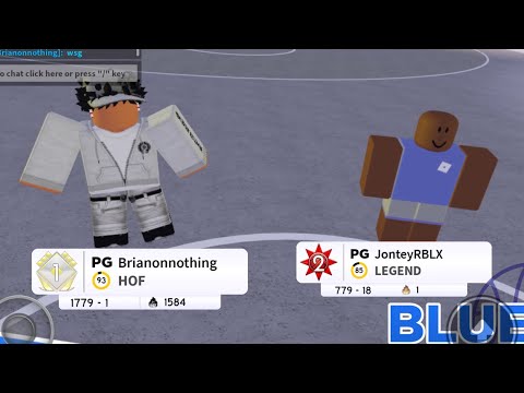 Running 2s with @Jontey in hoopz! (Roblox Basketball 🏀)