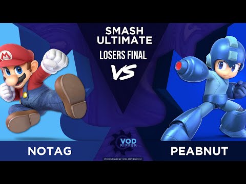 NoTag (Mario) vs Peabnut (Mega Man) - Losers Final - Hidden Nest #45