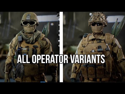 BATTLEFIELD 6 All “Operator Uniforms & Variants” 