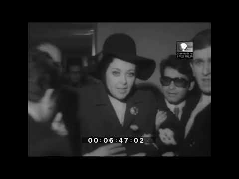 Chegada de Simone de Oliveira à Estação de Santa Apolónia, 1969