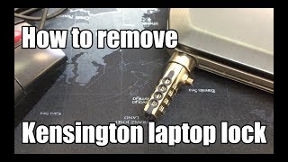 How to remove Kensington laptop lock in 5 sec without damaging laptop