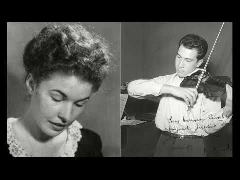 Schumann - Françoise Petit & Pierre Doukan (1957) Violin Sonata No.1, Op.105