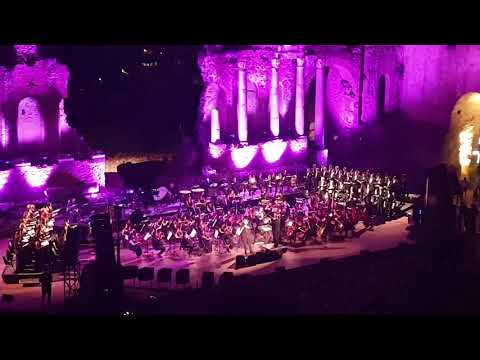 Morricone, American Themes. Andrea Griminelli. Taormina 2019 Bocelli.