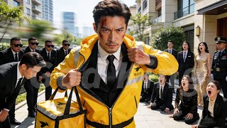 Shocking twist! The beaten delivery guy is actually the richest man! Everyone panics!