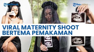 Viral Potret Wanita yang Lakukan Maternity Shoot Bertema Pemakaman, Ternyata Ini Maksudnya