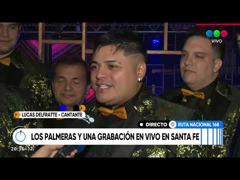Los Palmeras y una grabación en vivo en Santa Fe
