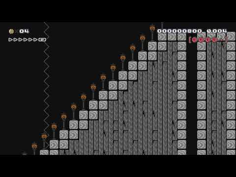 闇の幕チャレンジ3　~石庭の麓に挑みし者~ by モノグリセリド - Super Mario Maker - No Commentary 1bq