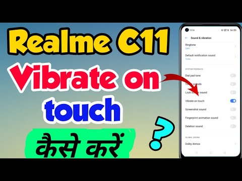Realme C11 mein Vibrate on touch Setting kaise kare | Realme C11 Touch Setting | Realme C11 hidden