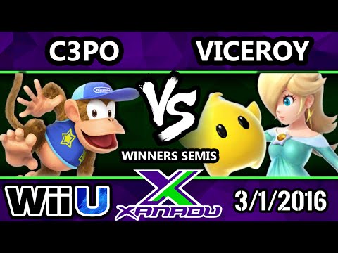 S@X 139 - Viceroy (Rosalina) Vs. TA | C3PO (Diddy) SSB4 Winners Semis - Smash Wii U - Smash 4