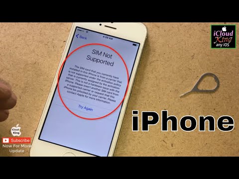 how to unlock sim not supported✔️ iPhone for any carrier with icloud Unlock any iOS 2024✅ Video