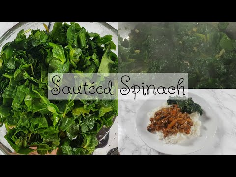 Recipe: How To Make Sauteed Spinach | Gestoofde Spinazie | CWF