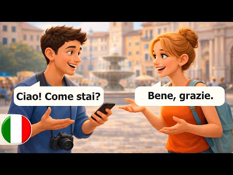 20 Minuten kurze italienische Konversationen für Anfänger (A1-A2) Italienische Alltagsdialoge