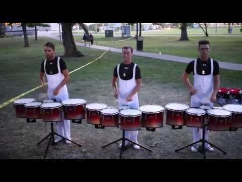 Santa Clara Vanguard - DCI Finals 2016 - Battery Warmup