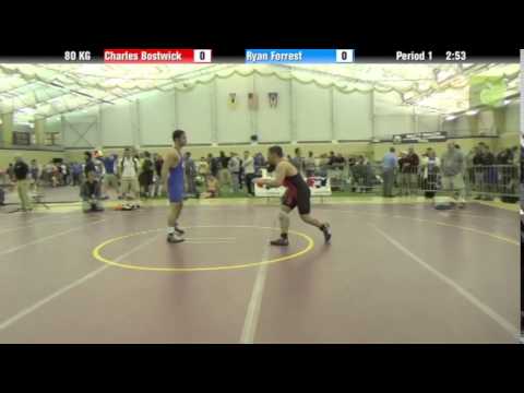 Men`s Freestyle 80 KG Charles Bostwick vs. Ryan Forrest