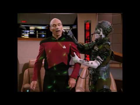 Picard is kidnapped by the Borg - "Star Trek The Next Generation"