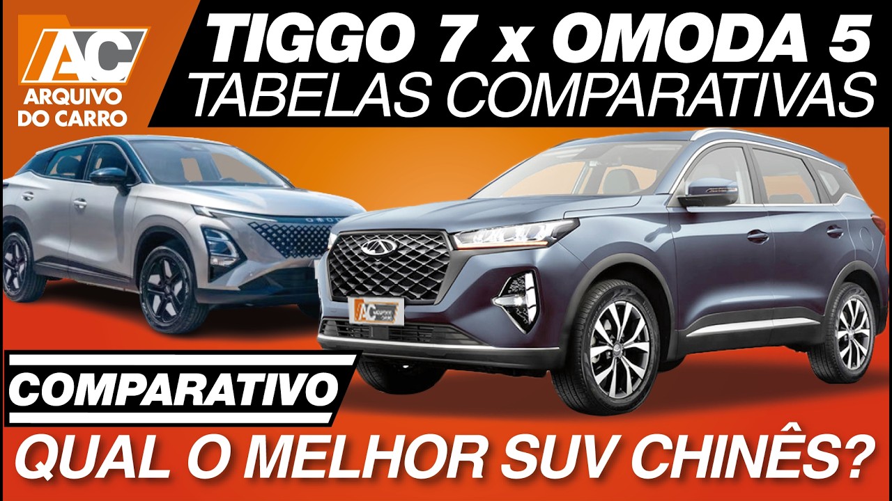 COMPARATIVO: NOVO TIGGO 7 x OMODA 5 – QUAL O MELHOR SUV CHINÊS?