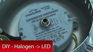 Umbau Lampe - Halogen nach LED (SMD) - DIY Geld sparen