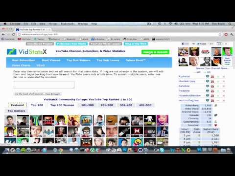 How to easily monitor youtube channel statistics :: VidStatsX