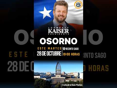 Kaiser en Osorno.#chile #osorno #kaiser #johanneskaiser #loslagos #sago #kast #joseantoniokast jose