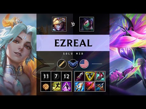Ezreal Mid vs Akali - NA Diamond Patch 25.18