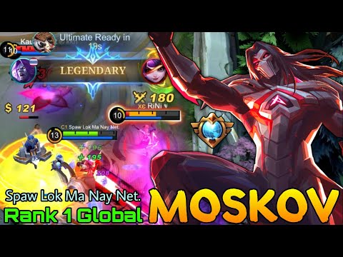 Sidelane Moskov Legendary Gameplay! - Top 1 Global Moskov by Spaw Lok Ma Nay Net. - Mobile Legends