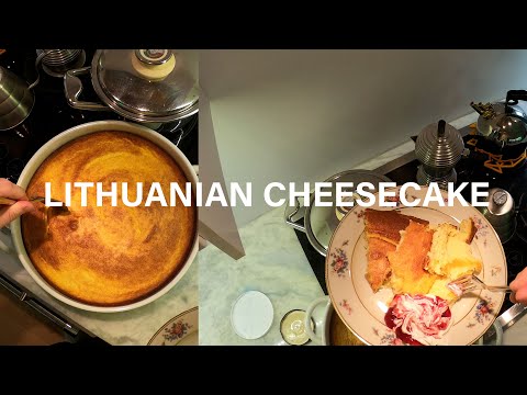 the best homemade european farmers cheese, cheesecake/varškės apkepas