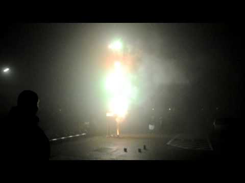 Feuerwerk am Silvesterball 2009