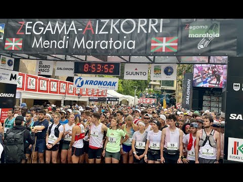 ZEGAMA AIZKORRI 2024: Salida con Kilian Jornet tirando desde primera rampa