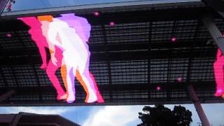 preview picture of video 'Downtown Daejeon ceiling light show'