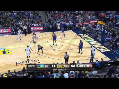 Emmanuel Mudiay Crossover on Stephen Curry | Warriors @ Nuggets |  November 22, 2015   NBA