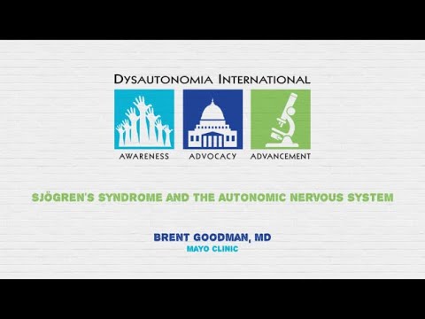 , title : 'Sjögren’s Syndrome & The Autonomic Nervous System - Brent Goodman, MD'