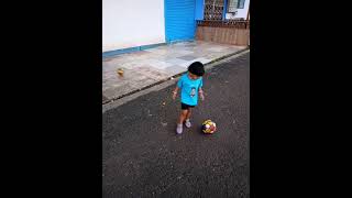 baby playing a video