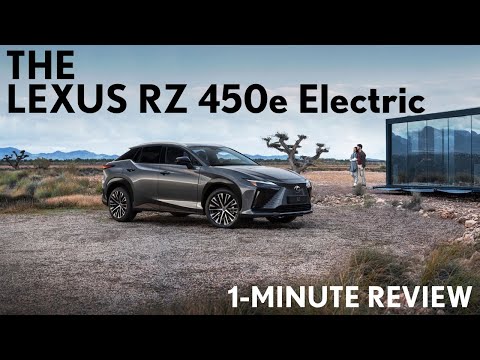 2026 Lexus RZ 450e Electric SUV Review | Luxury Package 1-Minute Walkaround