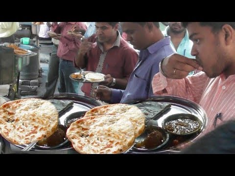 Potato Curry Dal Fry Tandoori Paratha | Kolkata Street Food at Cheapest Value | Enjoy Indian Food