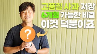 고품질 사과 6개월 장기 보관 방법 이것만 기억하세요
