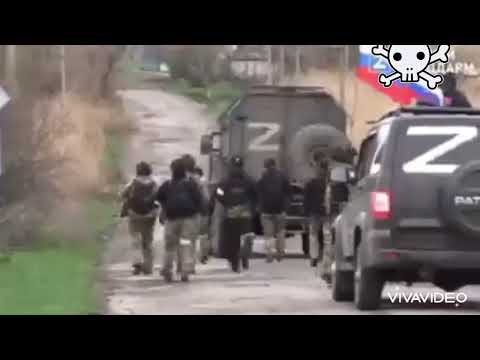 Russian flag hoisted over Novovasilyevka, replacing the Ukrainian flag, Zaporozhye Region.
