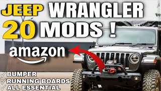 20 Affordable🔥Jeep Wrangler Accessories on Amazon 2025 #JeepWrangler #accessories #usa