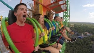 Zumanjaro Drop of Doom POV World&#39;s Tallest Drop Ride Six Flags Great Adventure